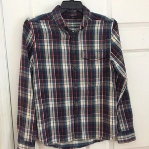 Edun Men’s Flannel Shirt Size S